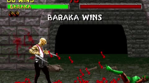 Mortal Kombat 2 - Baraka - Arcade Cabinet