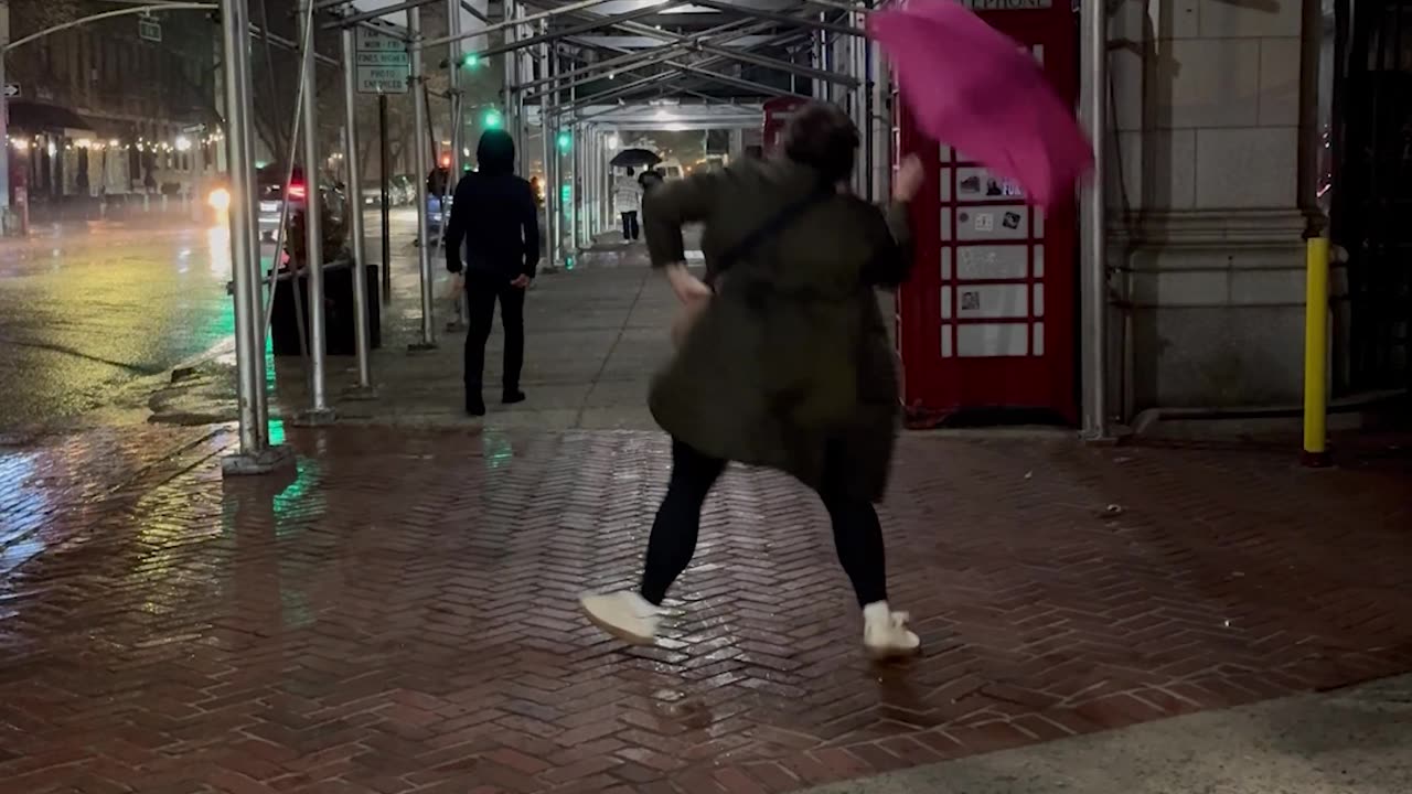 Hitting The Splits During Singing In The Rain