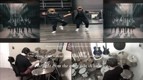 Decyfer Down ~ Other Side of Darkness [ Drum Cover ] [ Lyric ] Remix 1c Christcore Slowed