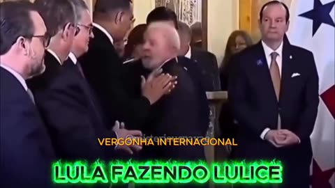 LULA DEIXA CHANCELER DO PANAMÁ LITERALMENTE NA MÃO
