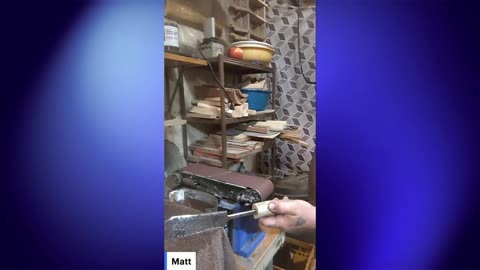 Bores-back Viking Saax Custom Knife part #2