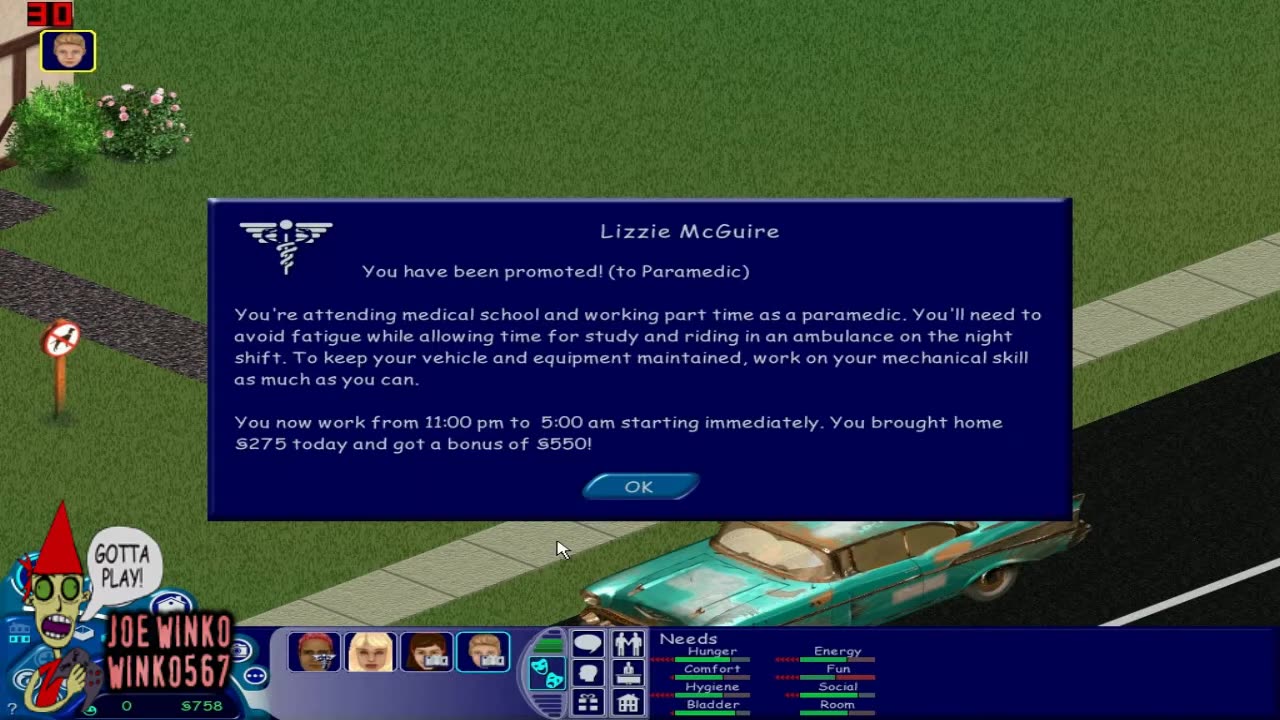 Sims 1 Gameplay Series 1x02 Joe Winko