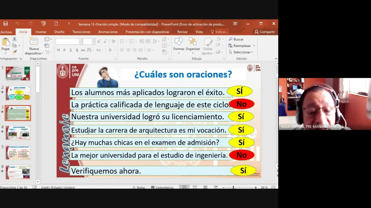 CEPRE UNI 2022 - 1 | Semana 13 | Lenguaje