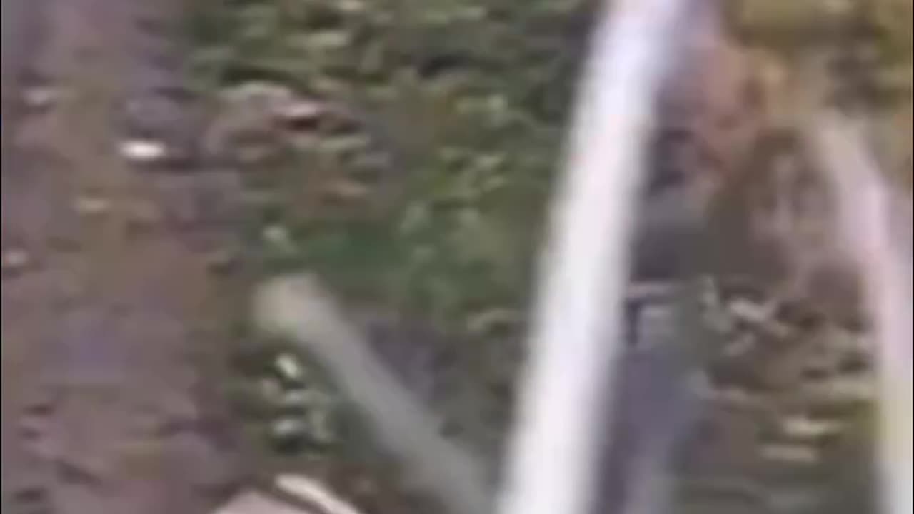 Nervous soldier spotted by drone.!