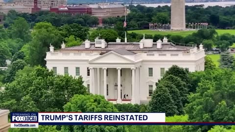 Federal appeals court reinstates Trump's tariffs