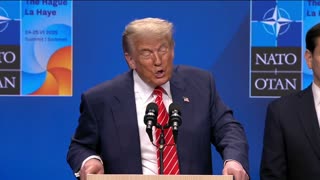President Trump Participates in a Press Conference, June 25, 2025