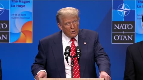 President Trump Participates in a Press Conference, June 25, 2025