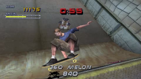 Tony Hawk's Pro Skater 2 (PS1) Gameplay