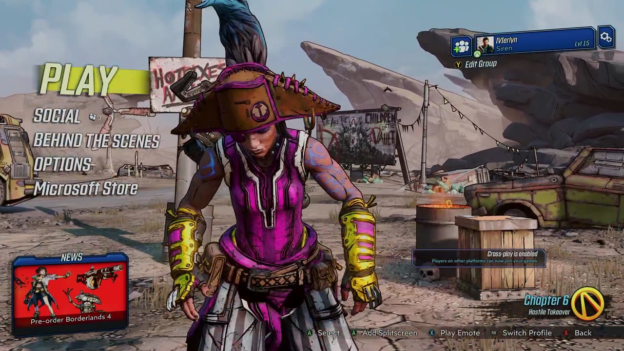 Borderlands 3 gameplay and chatting