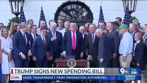 "Trump Signs 'Big Beautiful' Budget Bill Into Law | Historic Budget Deal 2025 | Trump Budget News"