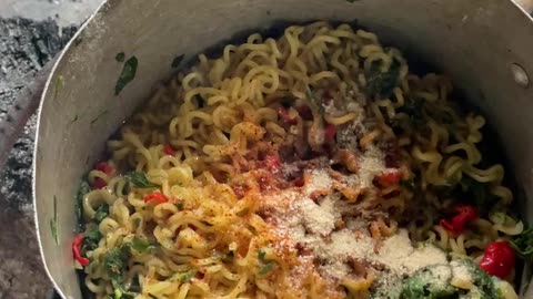 Cooking for her husband