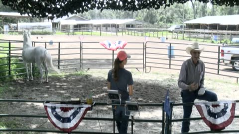 Skipper Calder & Cowboy-up Ministry bring horse training with a message at 11am.