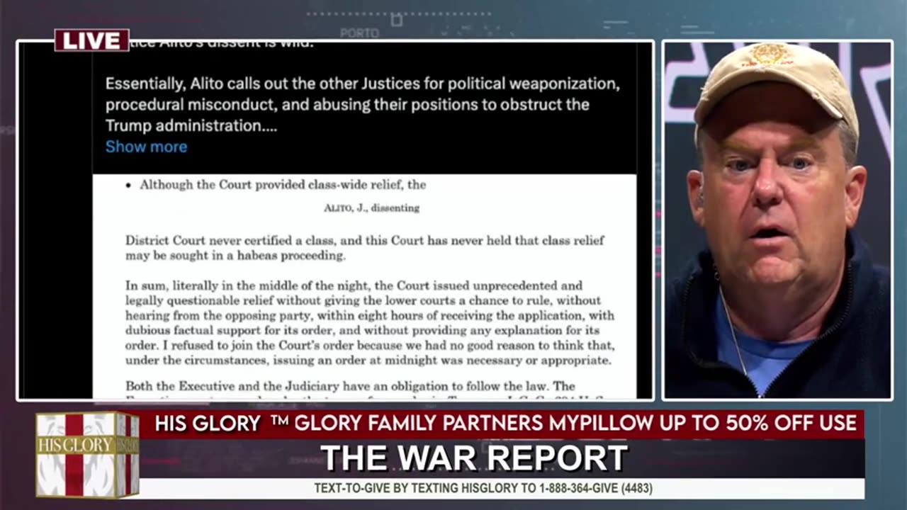 His Glory - The War Report 4-21-25