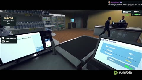 (Run to 100 follows! ) 2: Supermarket Sim chill stream