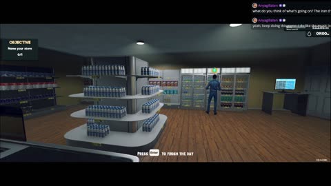 (Run to 100 follows! ) 2: Supermarket Sim chill stream