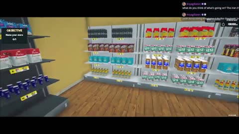 (Run to 100 follows! ) 2: Supermarket Sim chill stream