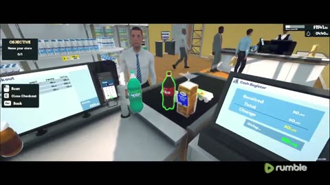 (Run to 100 follows! ) 2: Supermarket Sim chill stream