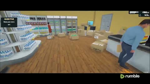 (Run to 100 follows! ) 2: Supermarket Sim chill stream