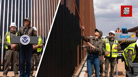 Why did DHS Secretary Kristi Noem paint the border wall BLACK?