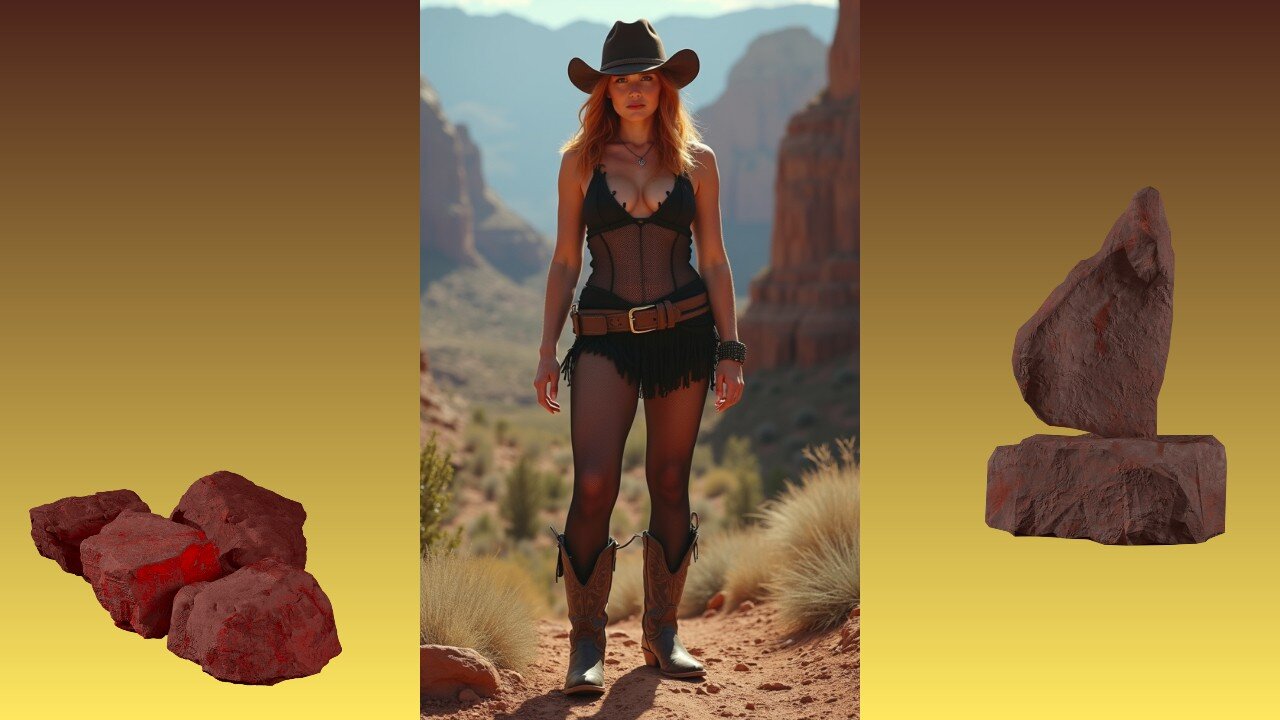 Hot Woman in Hot Valley