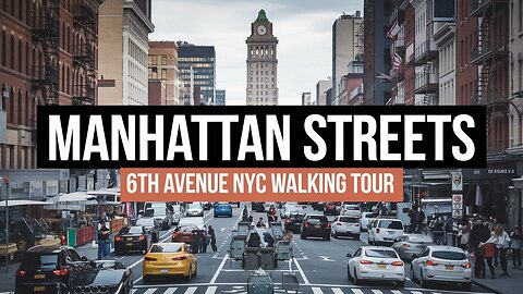 🌆 Walking NYC : Scenic 6th Avenue Manhattan Tour