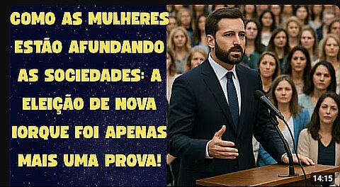 AS MULHERES ELEGERAM O PREFEITO PROGRESSISTA DE NEW YORK!