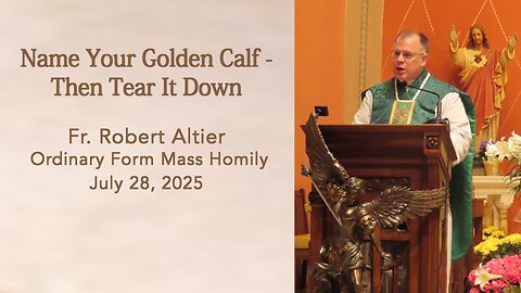 Name Your Golden Calf -Then Tear It Down