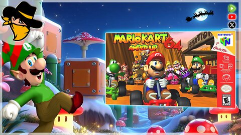 🎁 BANDIT PLAYS! | MARIO KART 64: AMPED UP 🏁