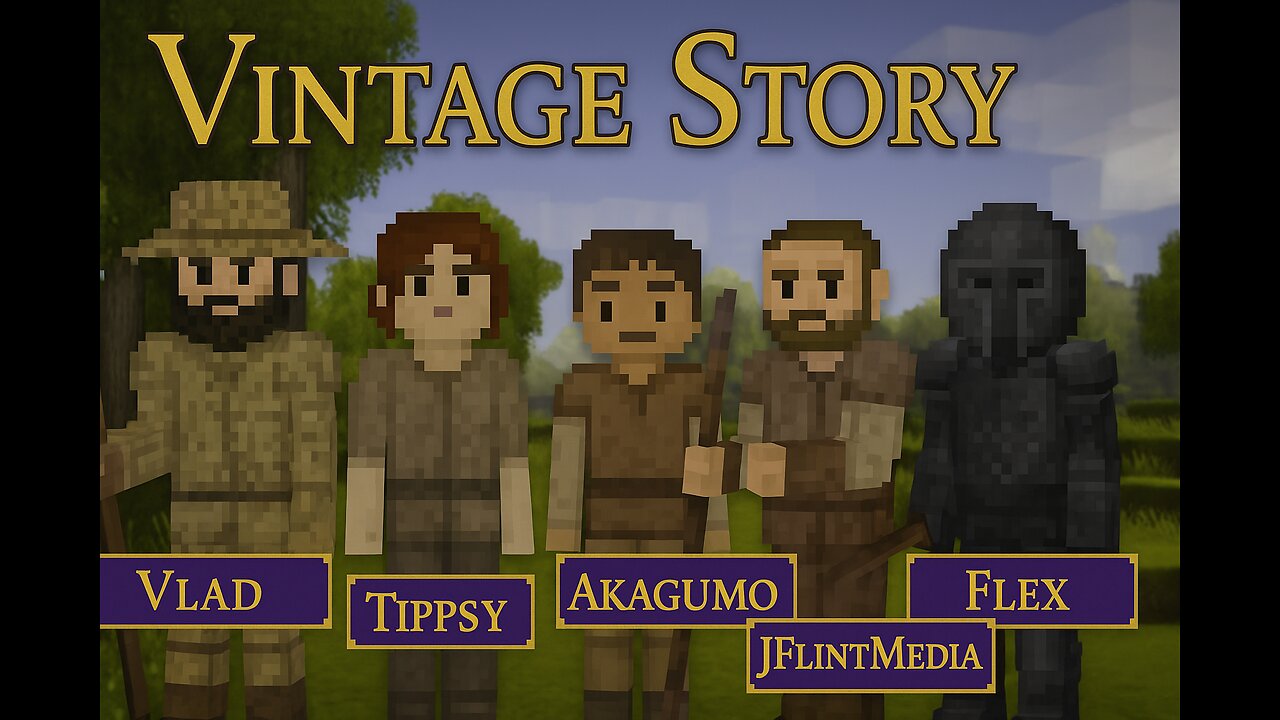 Vintage Story Mega co-lab | Vlad & Tippsy Stream #BadAtGaming