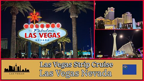Las Vegas Strip Cruise - Designated an All-American Road - Las Vegas Nevada USA 2025