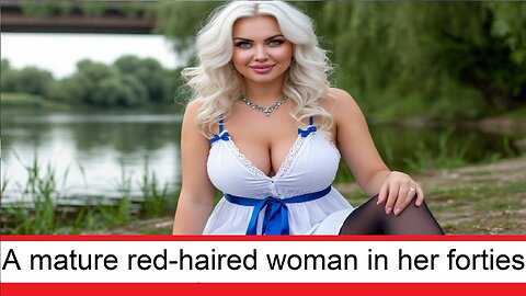 A busty, passionate blonde is waiting for her happiness