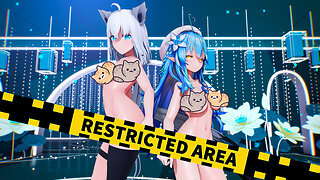 【MMD ホロライブ 4K/60fps】《Shirakami Fubuki (白上フブキ) Yukihana Lamy (雪花ラミィ)》~《T-ARA[티아라] "SUGAR FREE"[슈가프리]》