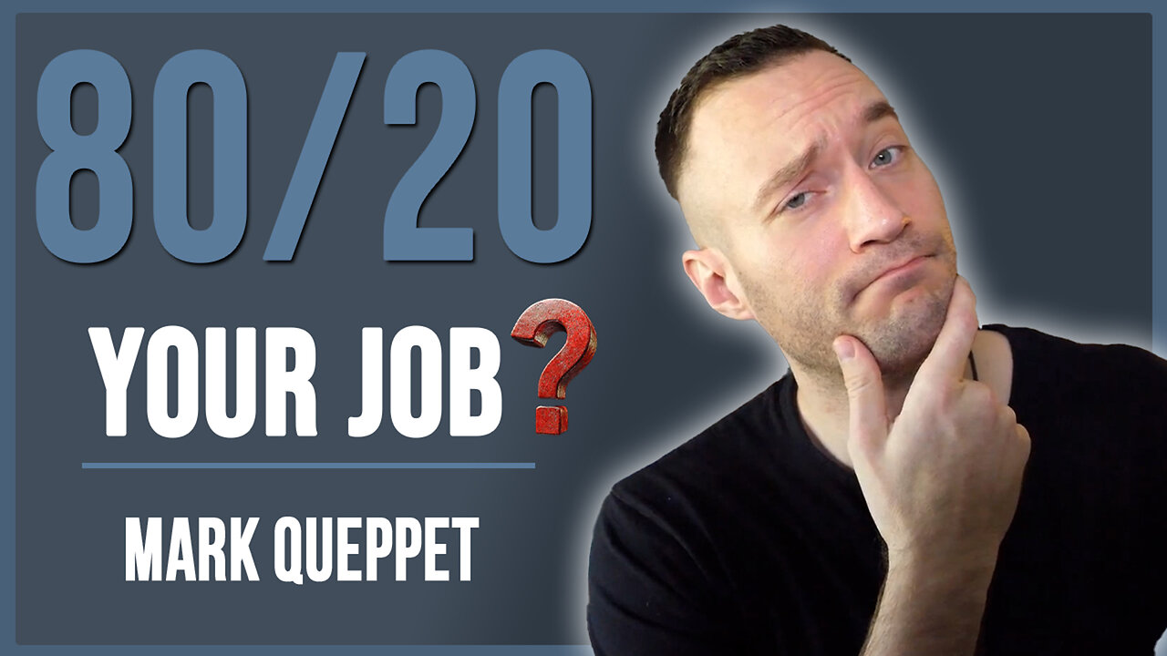 It Wrong to 80/20 Your Day Job?