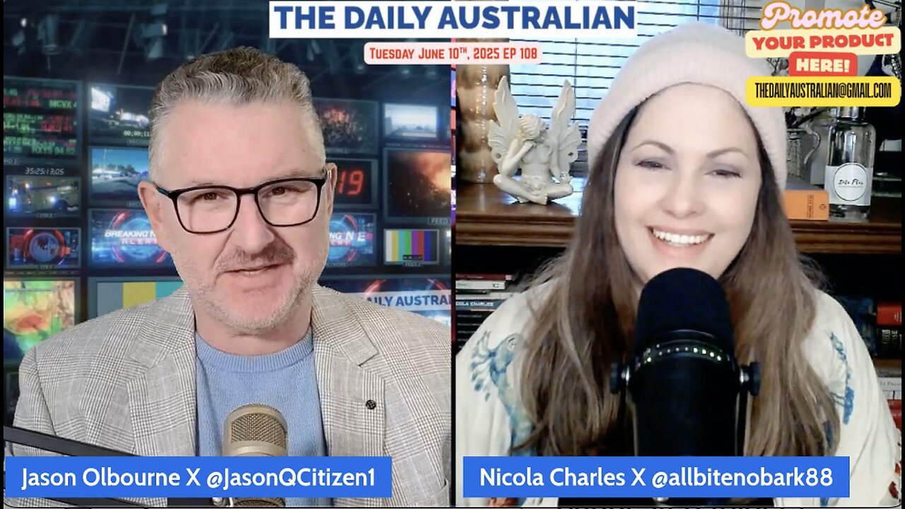 THE DAILY AUSTRALIAN EP 108: With Nicola Charles and Jason Olbourne