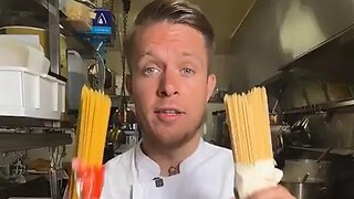 This chef explains the difference between a high-quality pasta and a terrible pasta