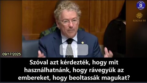 Rand Paul szenátor leleplezi Susan Monarezt, a CDC korábbi igazgatóját