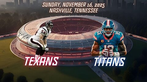 Houston Texans @ Tennessee Titans, Week 11, Diggin' Deeper Into the NFL