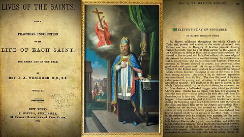 St Martin of Tours {November 11} 📖🎧