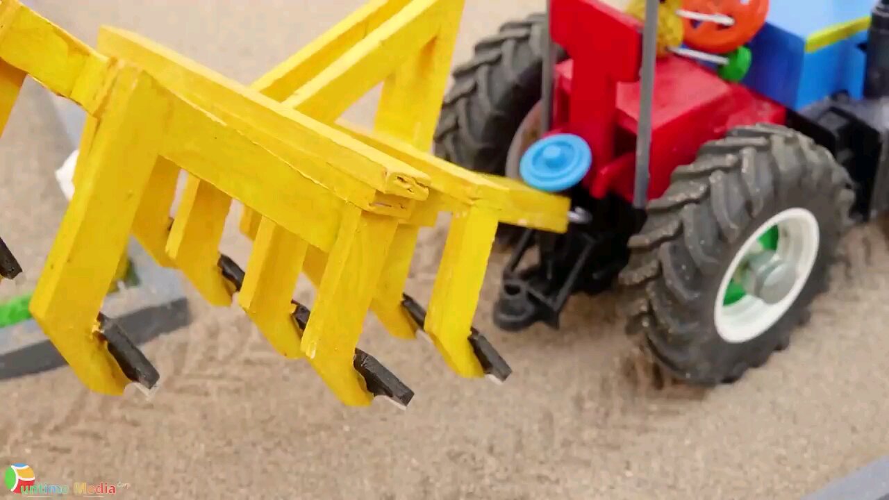 diy_mini_motor_grader_machine_making_road_with_bricks_science_project___diy_tractor #miniwaterpump