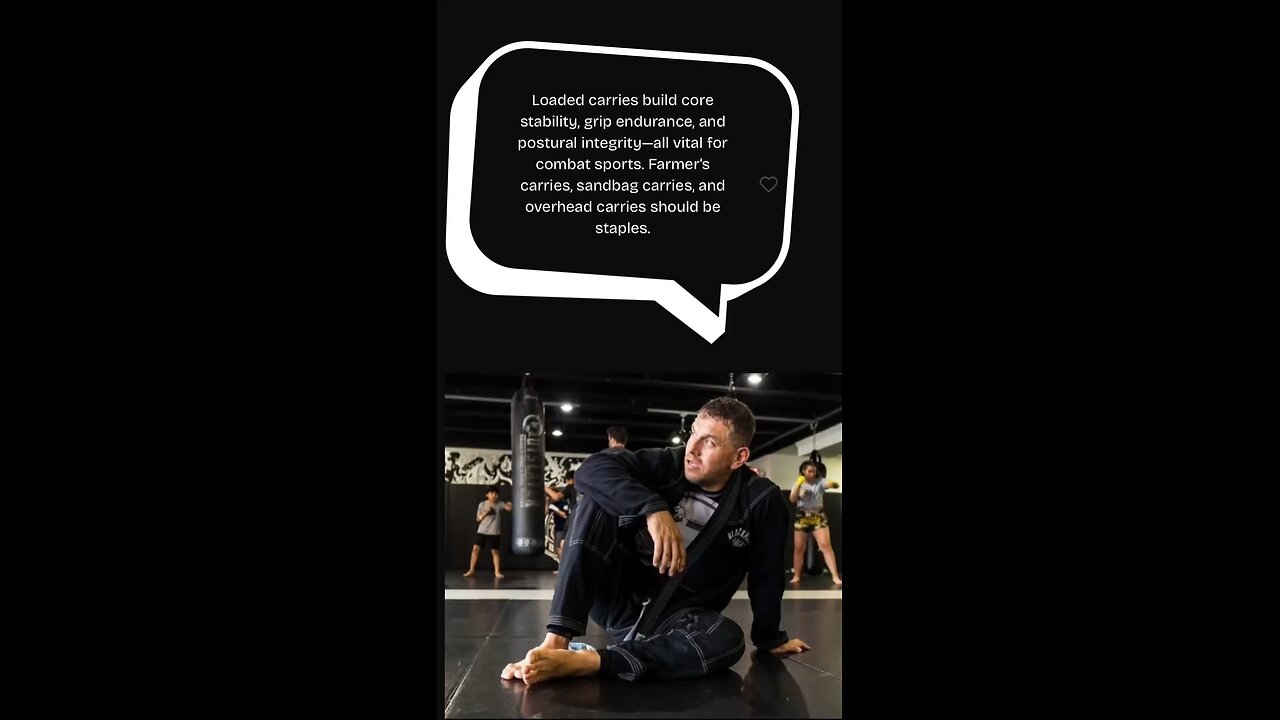 Loaded carries are a must for combat athletes.
