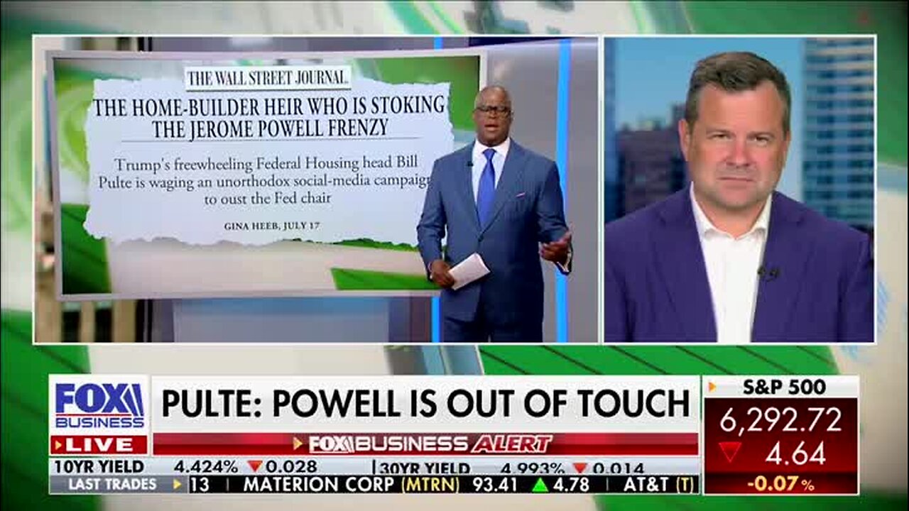 FHFA Dir. Bill Pulte: No One Has a Better Pulse on Main Street America than President Trump