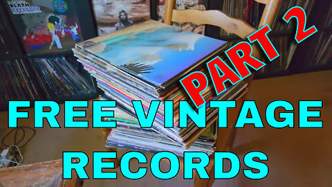 TAKE MY RECORDS! Given a Large Amount of Vintage Records - Part 2