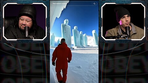 🚨Statues found on the other side of the ICE WALLS in ANTARCTICA🚨