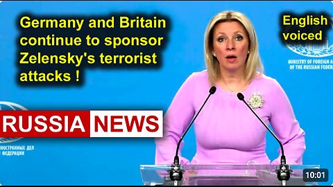 Germany and Britain continue to sponsor Zelensky's terrorist attacks!