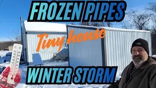 Frozen Pipes in Tiny house #frozenpipes