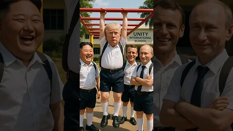 Trump Cries After Falling in School Playground‍♂️