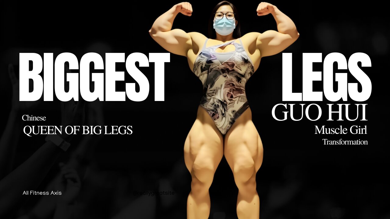 Chinese Muscle Girl Guo Hui | Biggest Legs in Bodybuilding Transformation