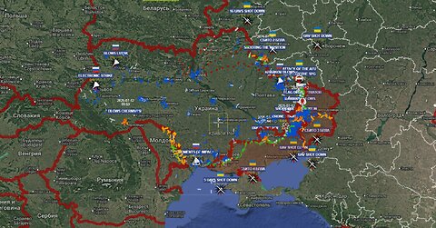 Massive Drone - Missile Strike on Western Ukraine. Russian breakthrough at Yunakovka and Chasov Yar