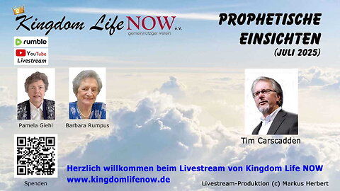 Prophetische Einsichten - Juli 2025 - Tim Casrcadden