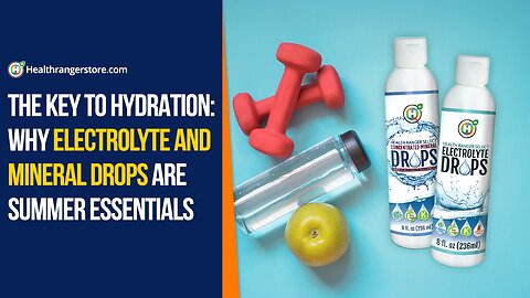 The key to hydration: Why Electrolyte and Mineral Drops are summer essentials